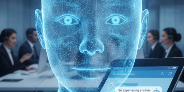 Digital human chatbot assisting customer service team