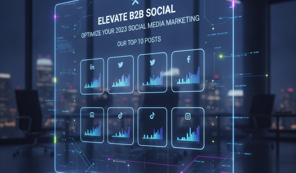 Elevate b2b social optimise your 2023 social media marketing with our top 10 posts