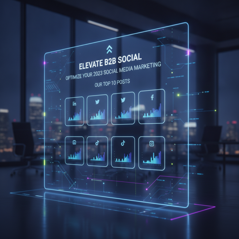 Elevate b2b social optimise your 2023 social media marketing with our top 10 posts