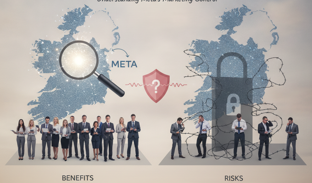 Infographic: Meta Marketing Control benefits and risks for Irish businesses