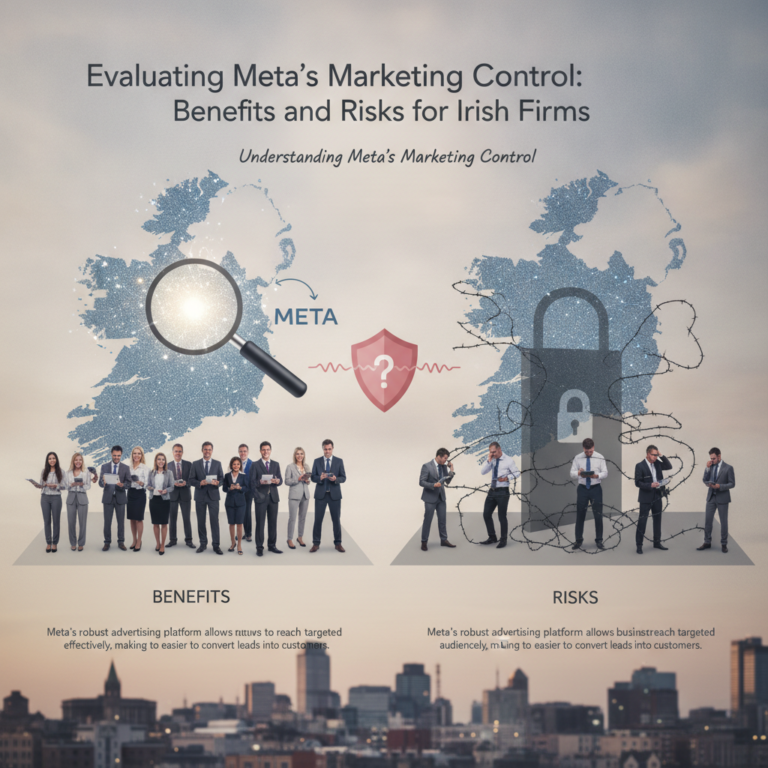 Infographic: Meta Marketing Control benefits and risks for Irish businesses