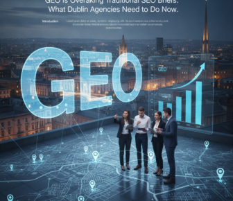 Dublin marketers examine GEO analytics above an interactive city map