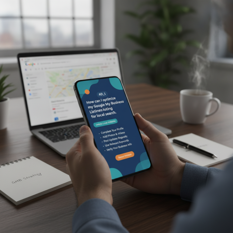 How can i optimise my Google my business listing for local search