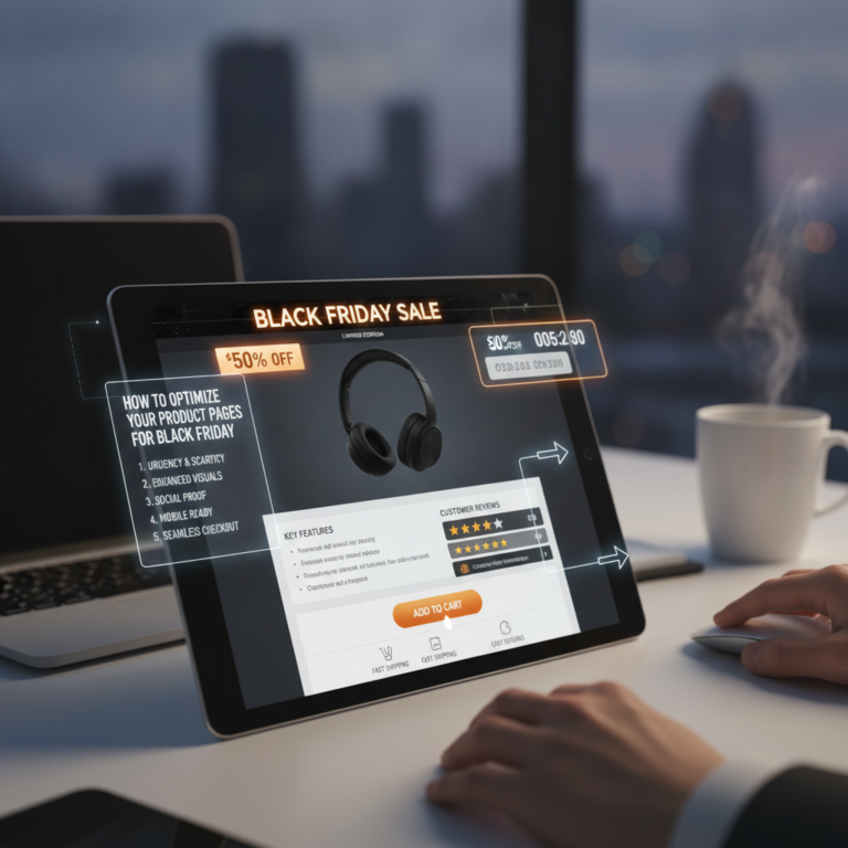 How to optimise your product pages for black friday