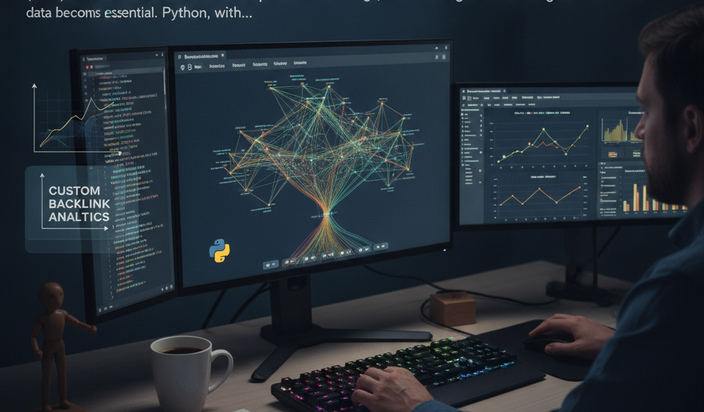 How to visualize customise backlink analysis with python