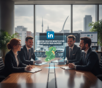 Professionals discuss LinkedIn creator monetisation with Irish agencies