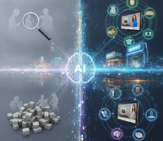 Artificial intelligence connecting customer analysis with digital retail product networks