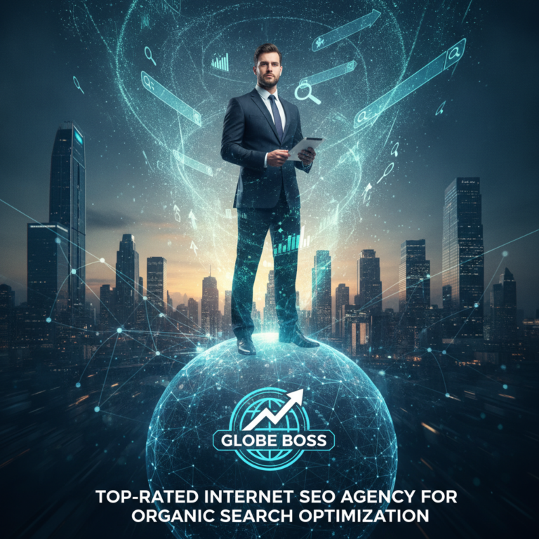 Top rated internet SEO agency for organic search optimisation globe boss